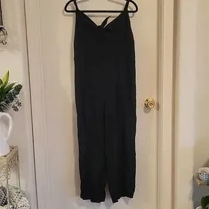 HOT Cropped Jumpsuit Old Navy Black Linen Jumpsuit Old Navy